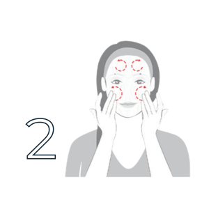 step 2, Rinse off with a gentle cleaner. Gently pat the area dry.