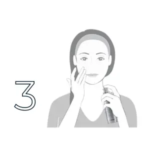 step 3, Apply moisturizer. Maintain skin hydration during the day.